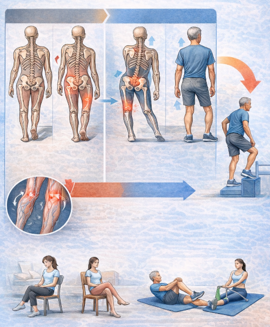 골반 비대칭과 하체 순환의 관계 관련 사진