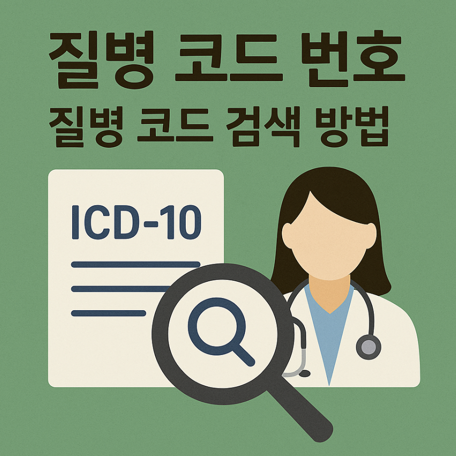 질병 코드 번호, 질병 코드 검색 방법