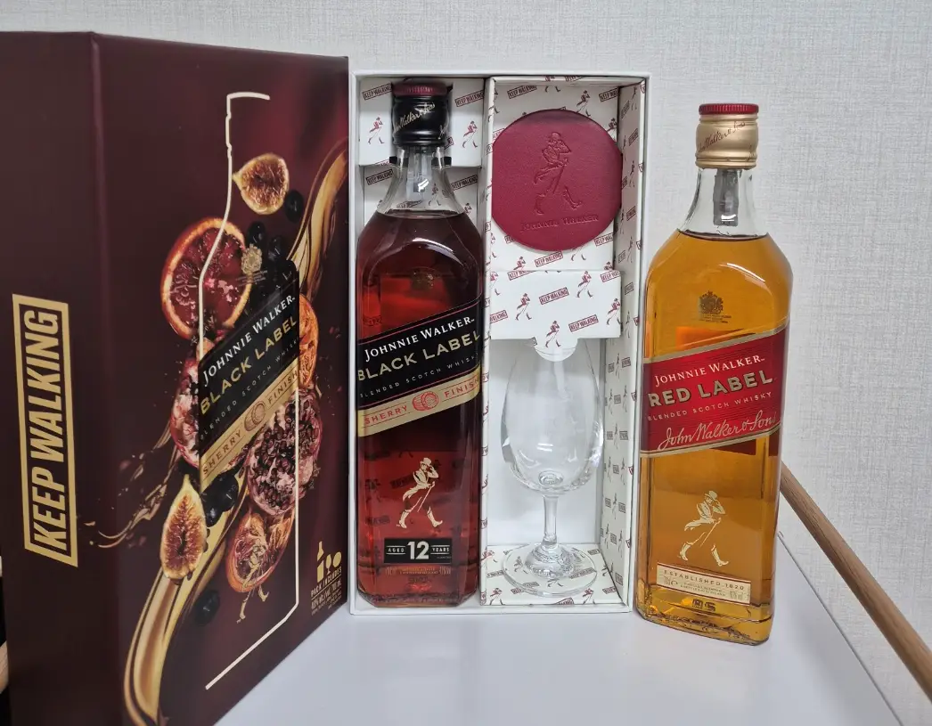 조니워커 블랙 셰리와 레드라벨