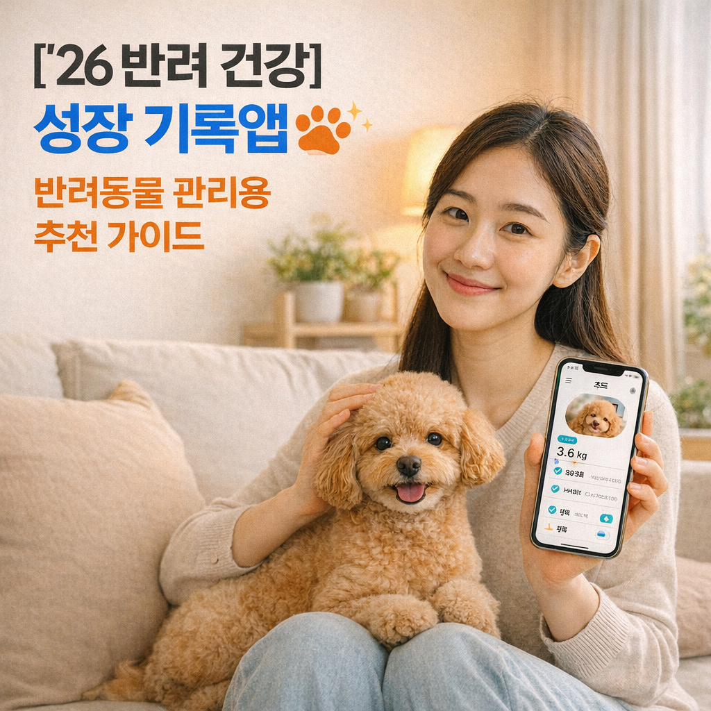 [&rsquo;26 반려 건강] 성장 기록앱 ｜ 반려동물 관리용 추천 가이드