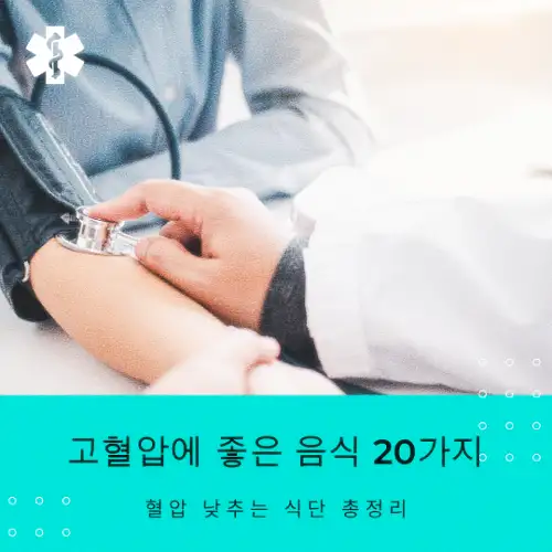 고혈압에 좋은 음식 20가지