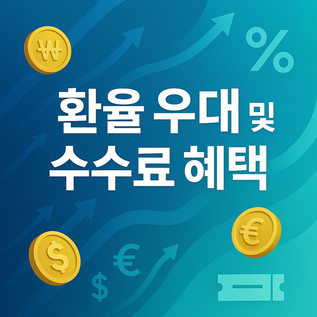 환율우대및 수수료혜택