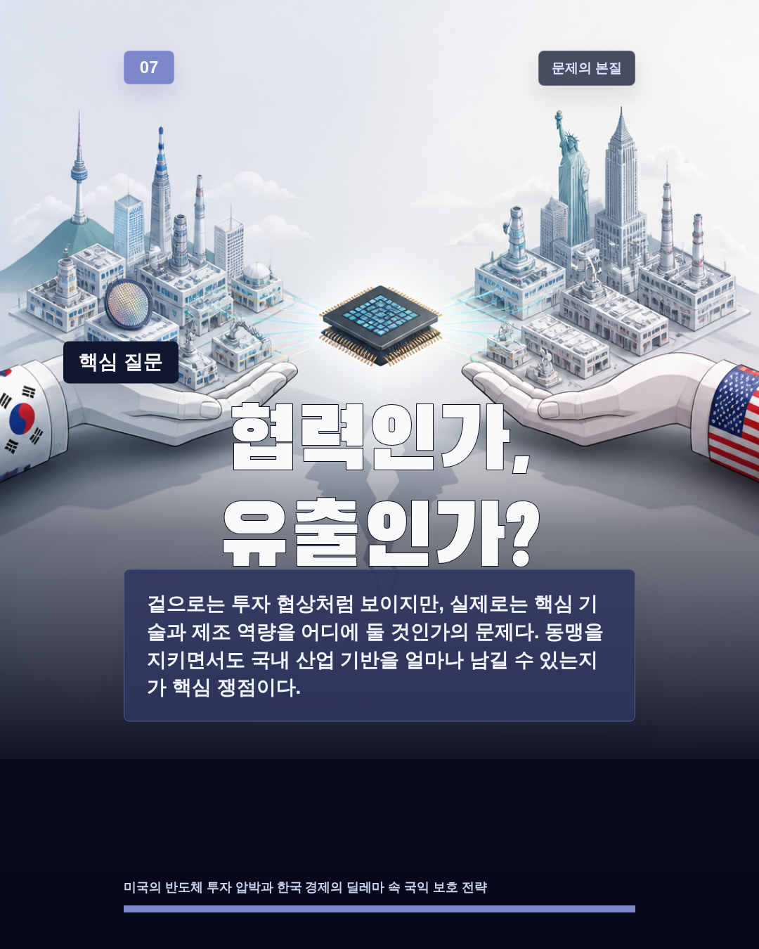 협력인가, 유출인가?