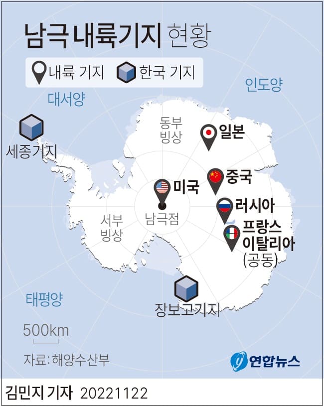남극 내륙에 세계 6번째로 기지 건설 추진