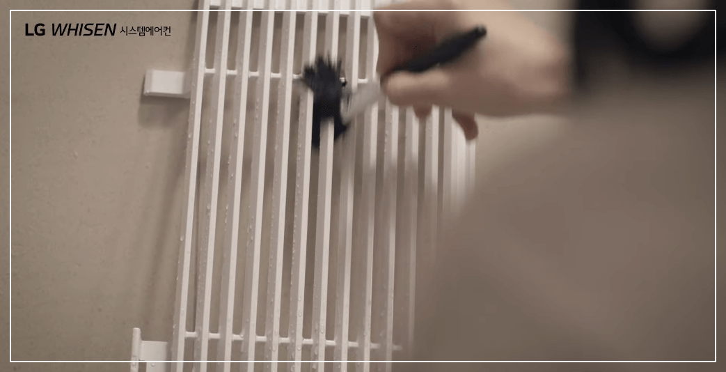 그릴 부드러운솔로 청소하기