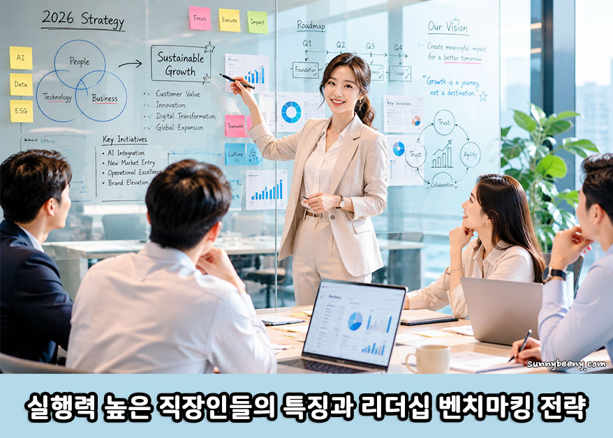 실행력 높은 직장인들의 특징과 리더십 벤치마킹 전략