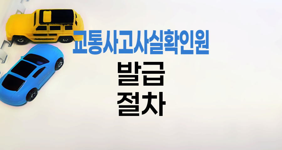 교통사고사실확인원 발급 절차와 방법