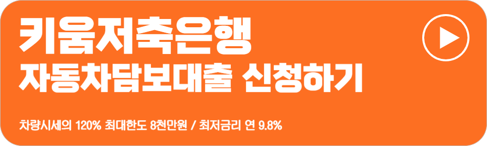 차량담보대출 조건