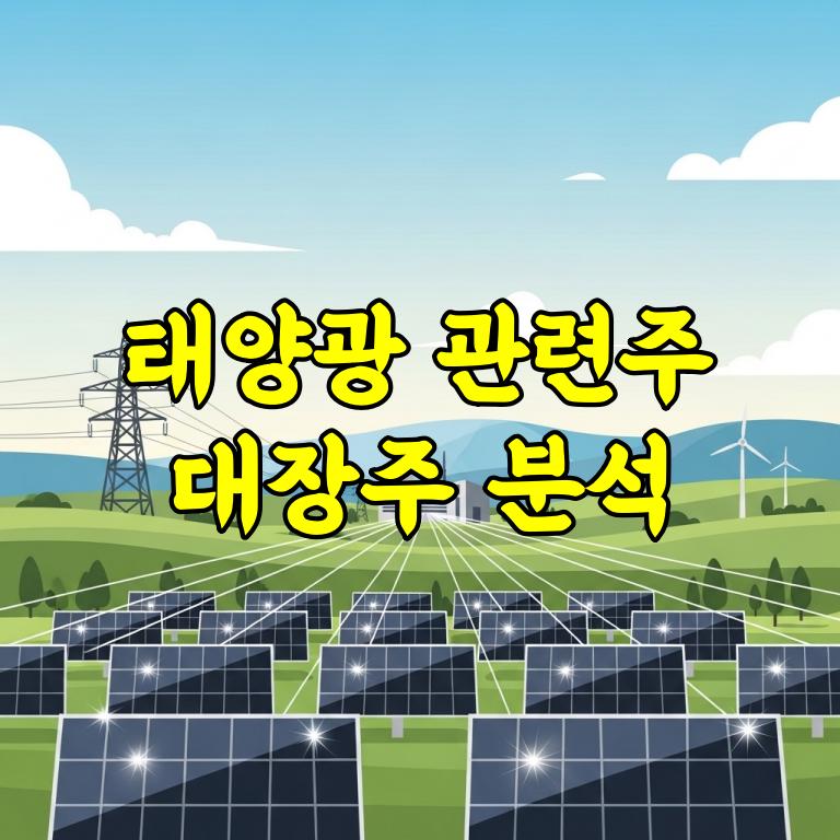 2026 태양광 관련주 대장주 완전 분석