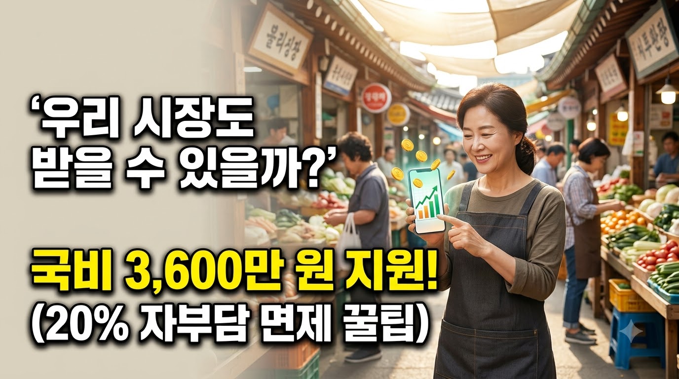 우리 시장도 받을 수 있을까? 국비 3,600만 원 지원