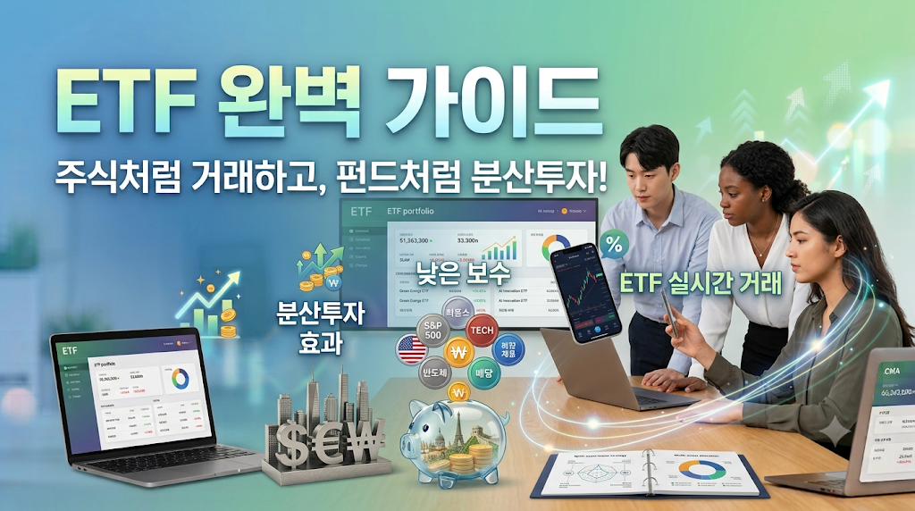 ETF 투자 입문 (ETF란?, 장점, 유의사항)