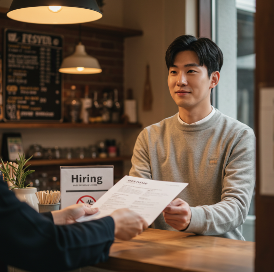 현지 적응과 알바 구하기