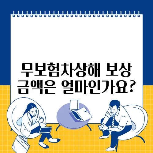 무보험차상해 보상 금액은 얼마인가요?