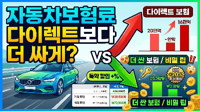다이렉트보다 더 싸게 가입하는 팁