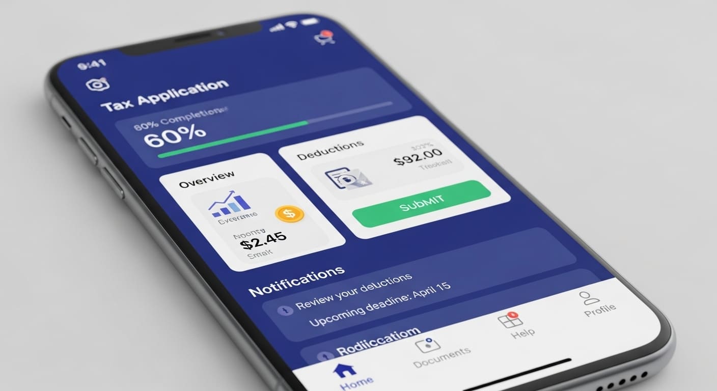 홈택스 온라인 신청 화면 장면