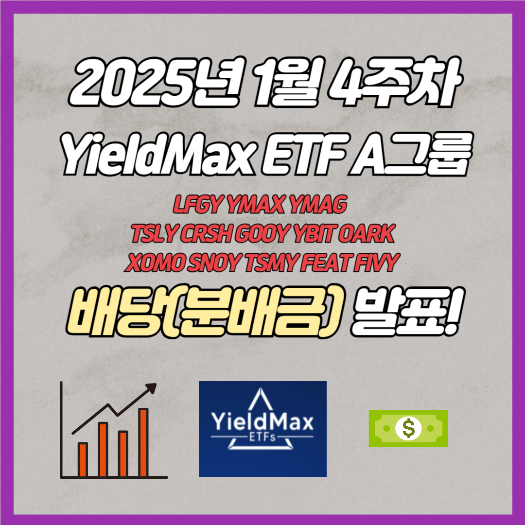 일드맥스 ETF 1월 4주차