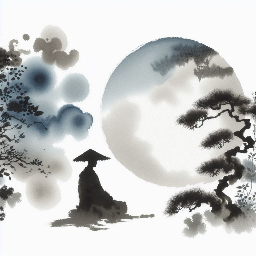 An image of finding peace in simplicity, away from the splendid and complex.