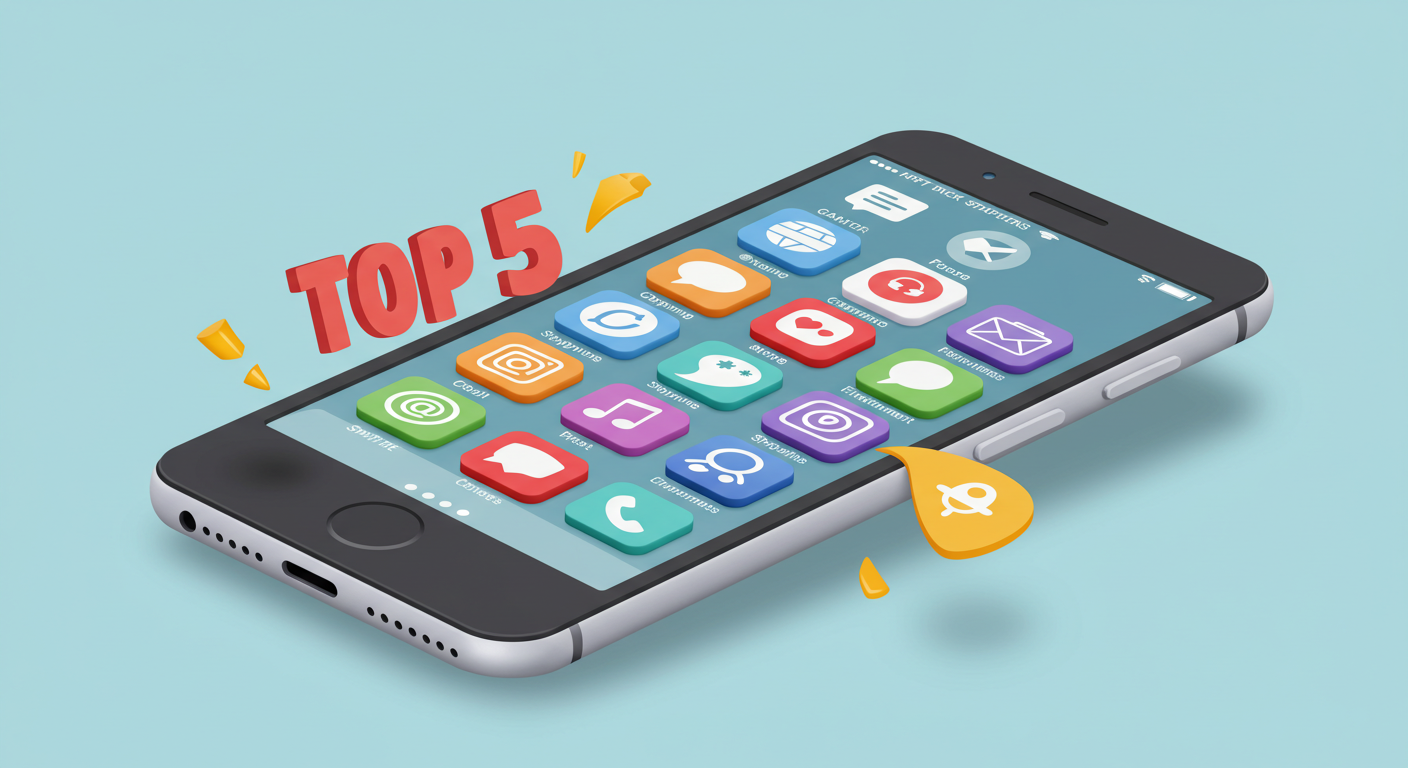 시간을 절약하는 스마트폰 앱 TOP 5