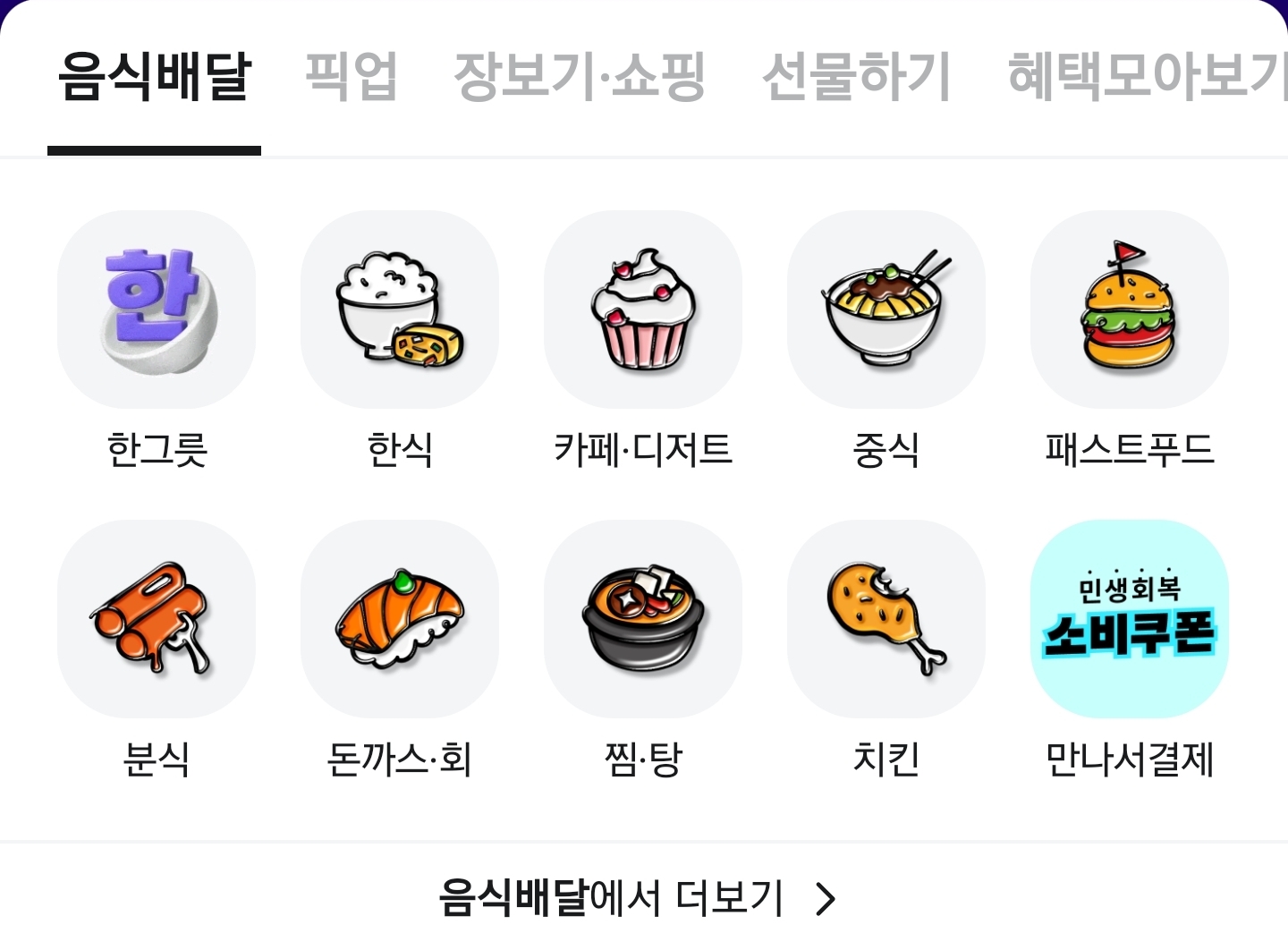 배민 민생회복금 사용방법