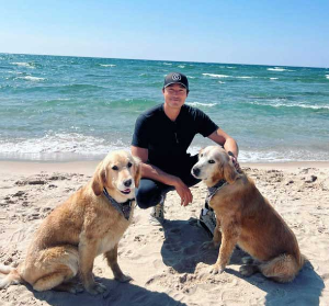 다니엘 헤니와 반려견