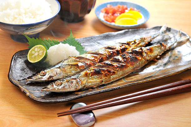 구운 꽁치사진