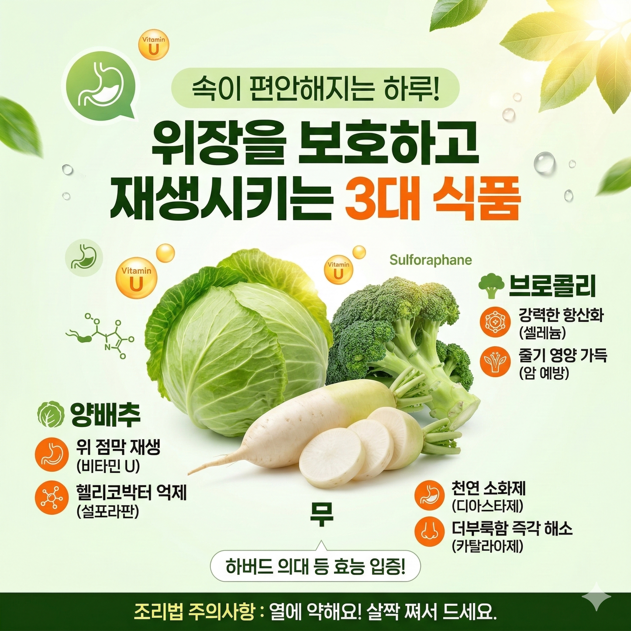 아침마다 쓰린 속, 방치하면 위험한 이유와 위 점막 살리는 음식 3가지