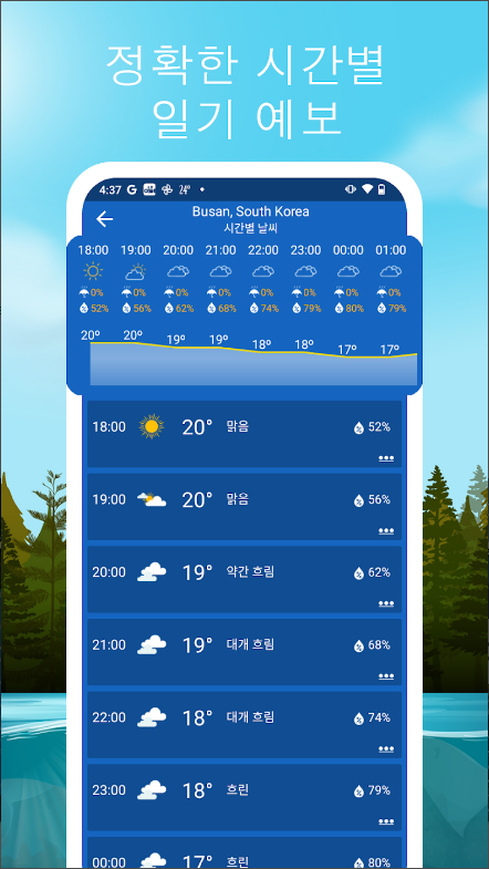 일기 예보 어플, 오늘 날씨, 내일 날씨, 주간 날씨