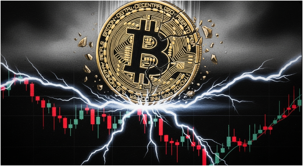 비트코인 깨지는 이미지