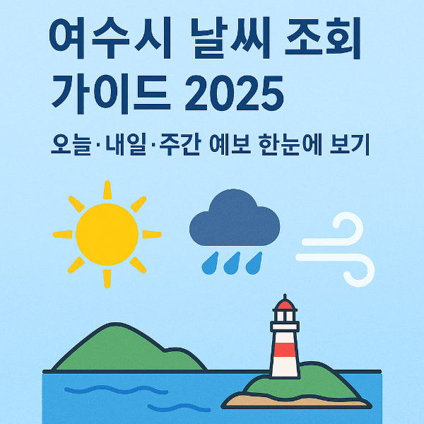 여수시 날씨조회