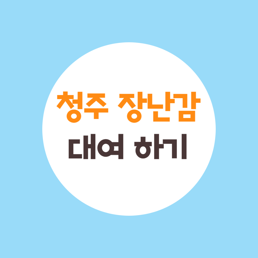 청주 장난감 대여 센터 장난감 대여