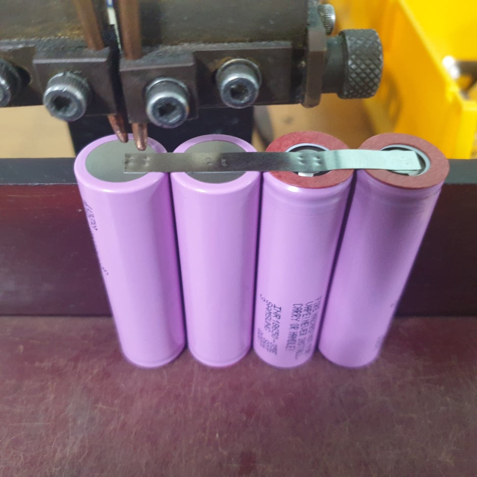  샤오미 선풍기 2s2p 4셀 배터리 스폿 작업