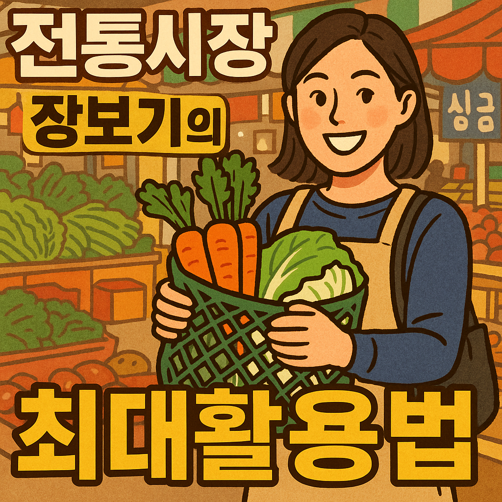 전통시장 장보기의 최대활용법