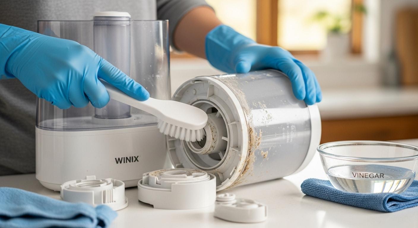 위닉스 가습기 세척