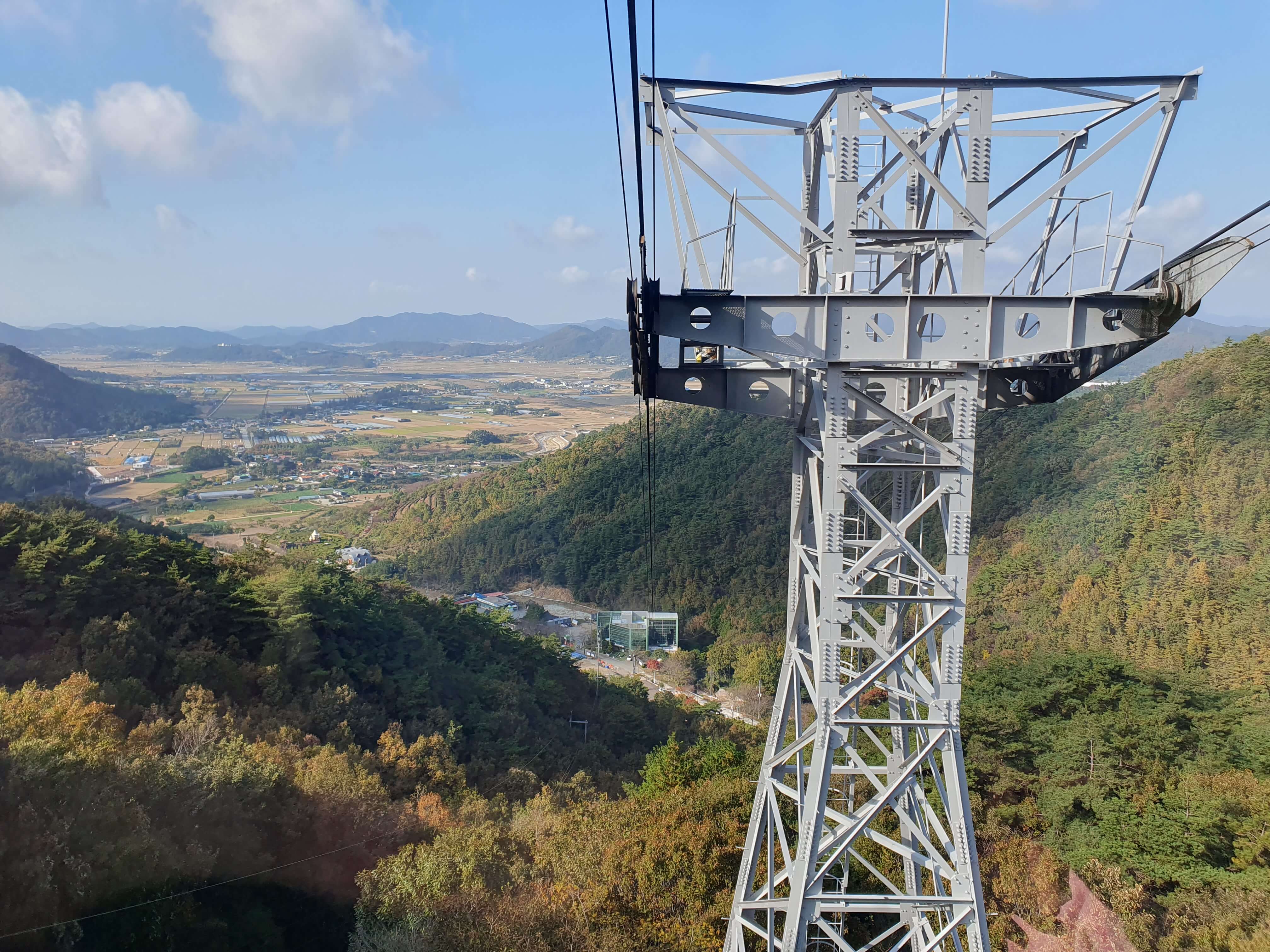 두륜산케이블카에서 바라본 풍경