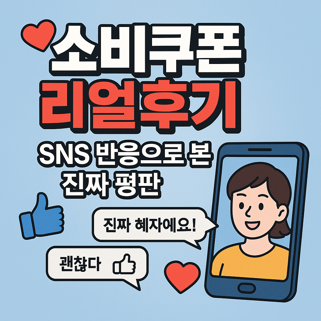 소비쿠폰 사용 후기