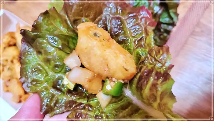 광주 1913 송정역시장 맛집 상추튀김