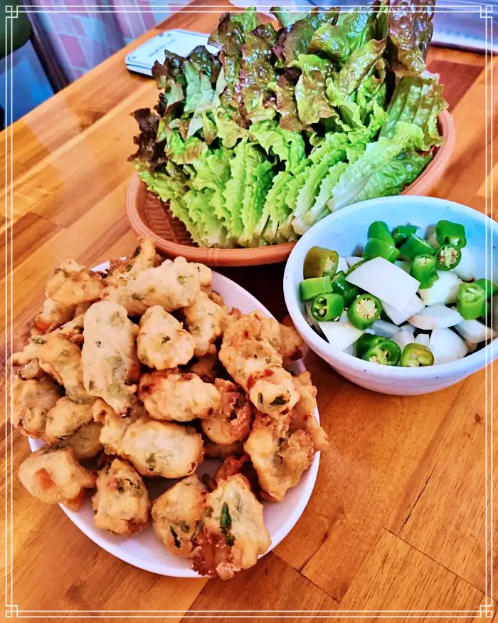 광주 1913 송정역시장 맛집 상추튀김