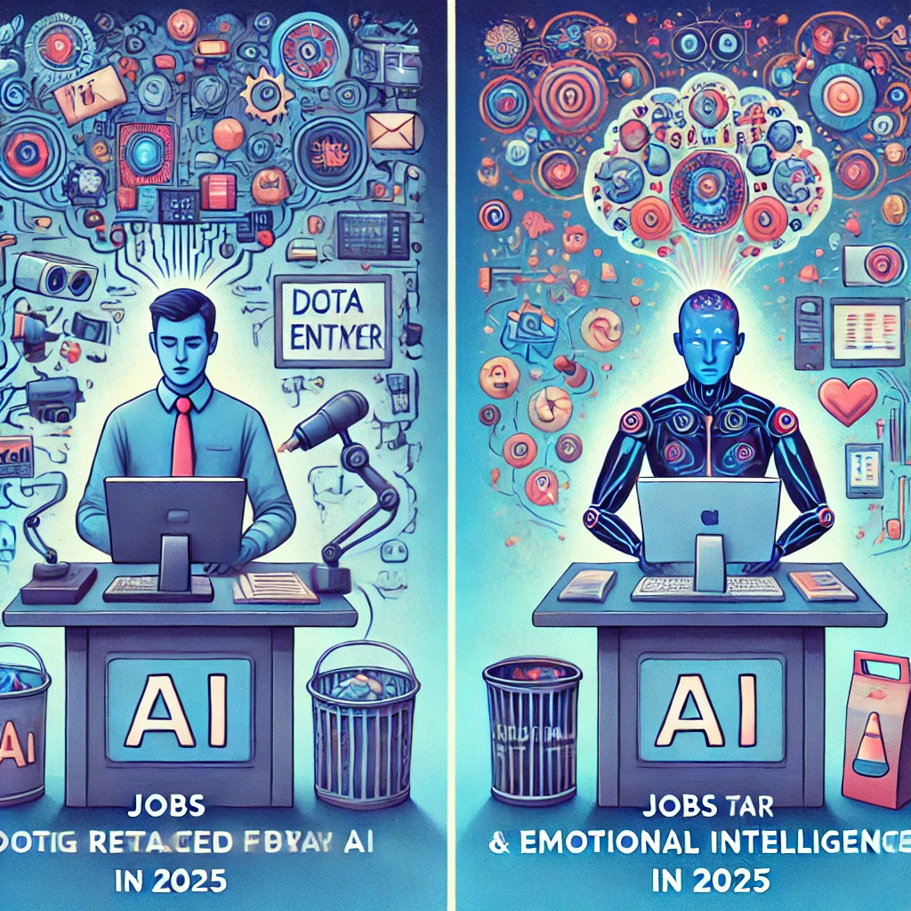 AI가 반복적인 업무를 수행하며 인간은 살아가고 있습니다.