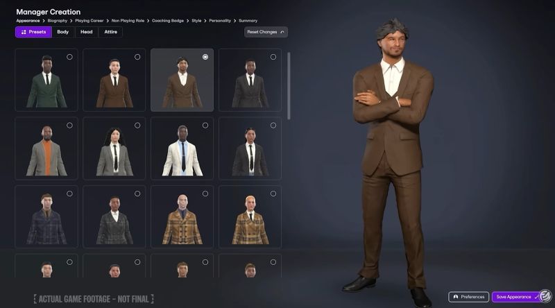 풋볼매니저 2026 감독 생성 기능 개선