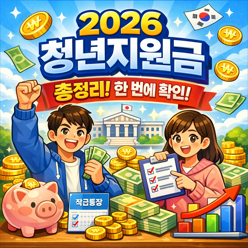 2026 청년지원금 종류 및 신청방법 완벽 가이드