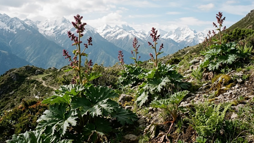대황(Rheum palmatum)