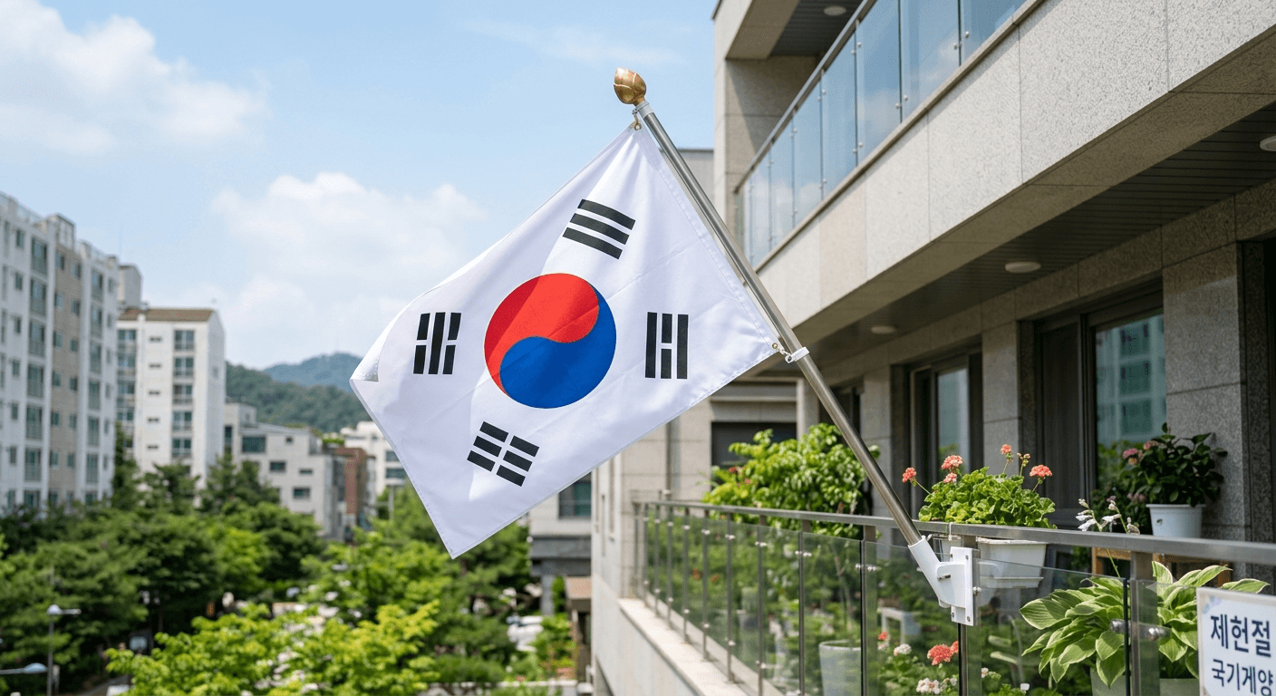 제헌절 태극기