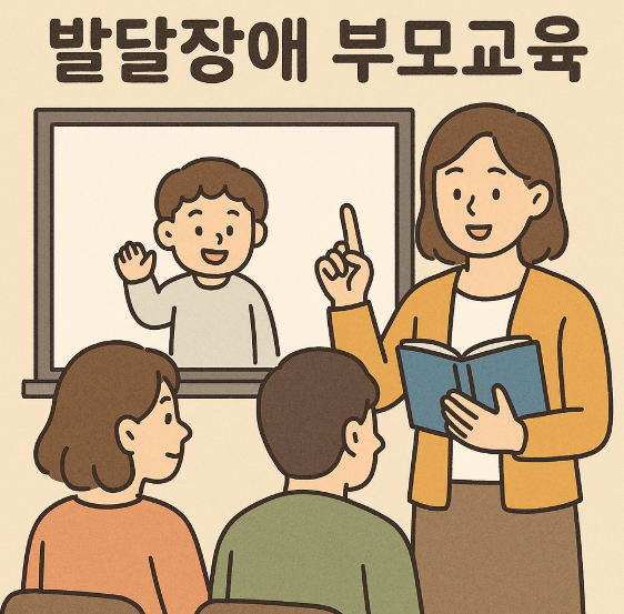 발달장애 부모교육 포스터