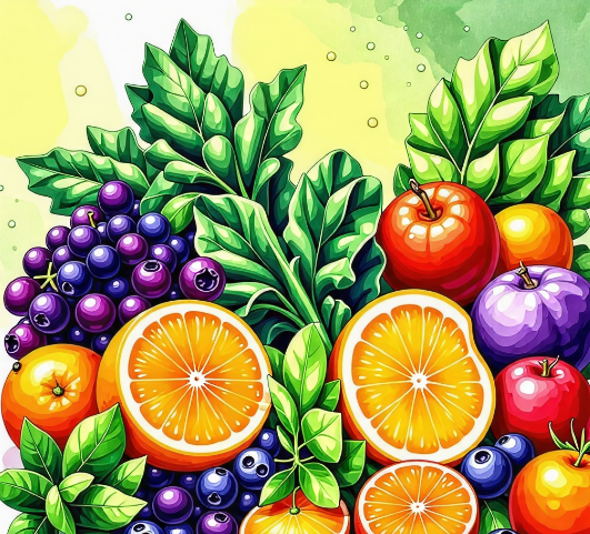 비타민과 폴리페놀 항산화