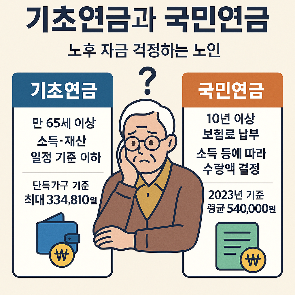 기초연금 vs 국민연금 뭐가 더 유리할까