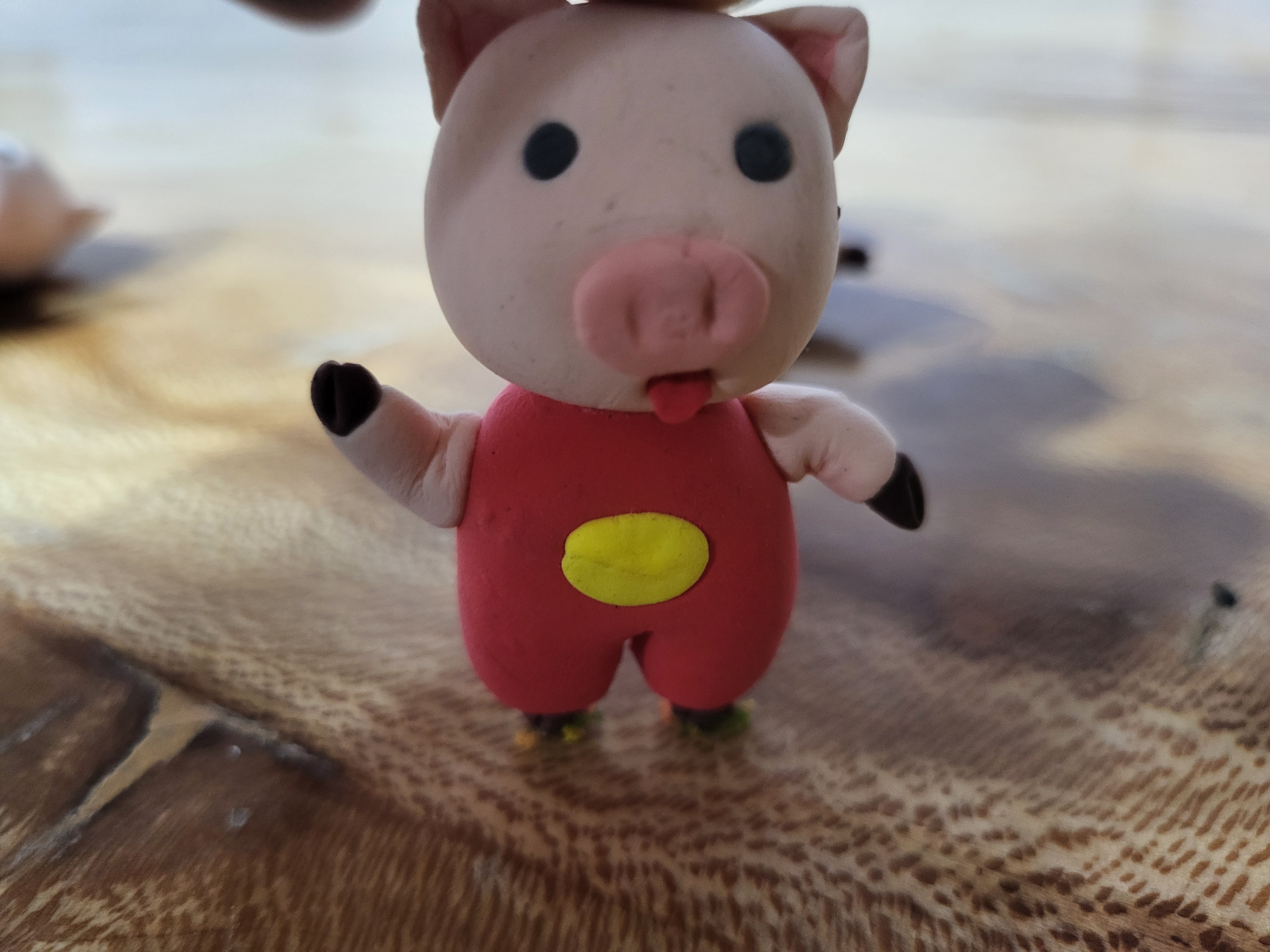 아기돼지삼형제 첫째돼지 미니어처