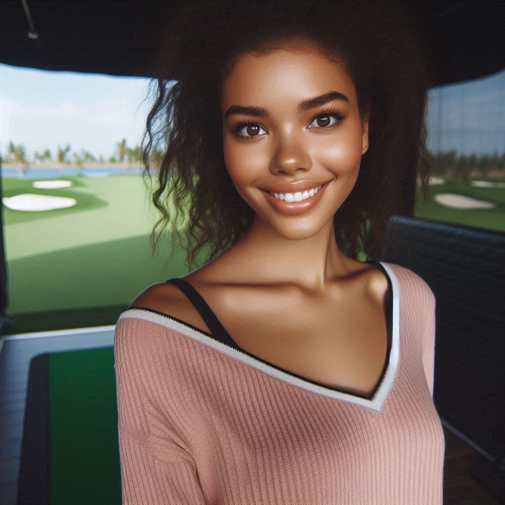 스크린골프장 배경