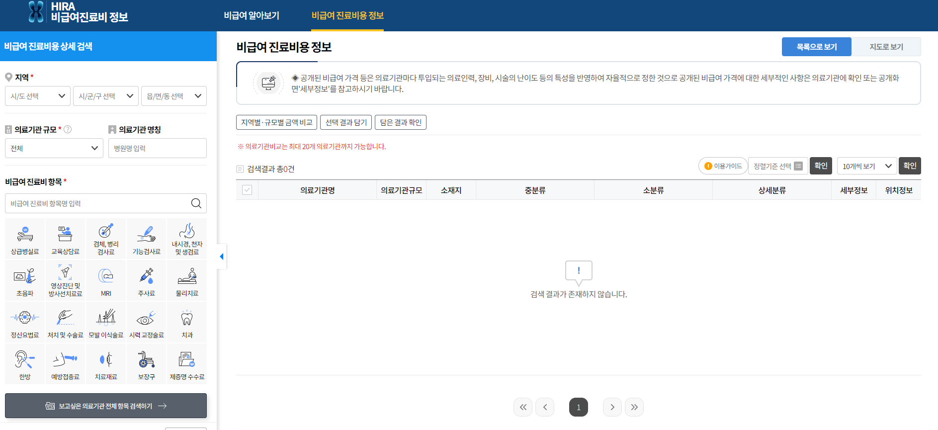 독감주사 가격비교