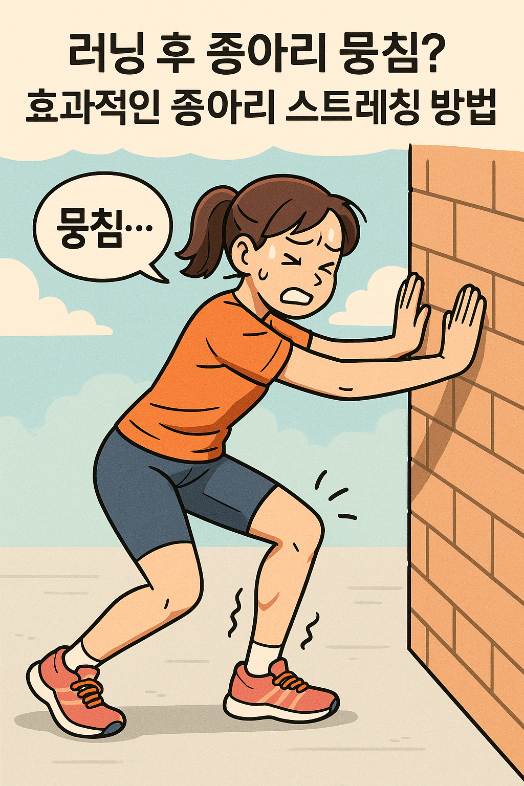 종아리 스트레칭 방법