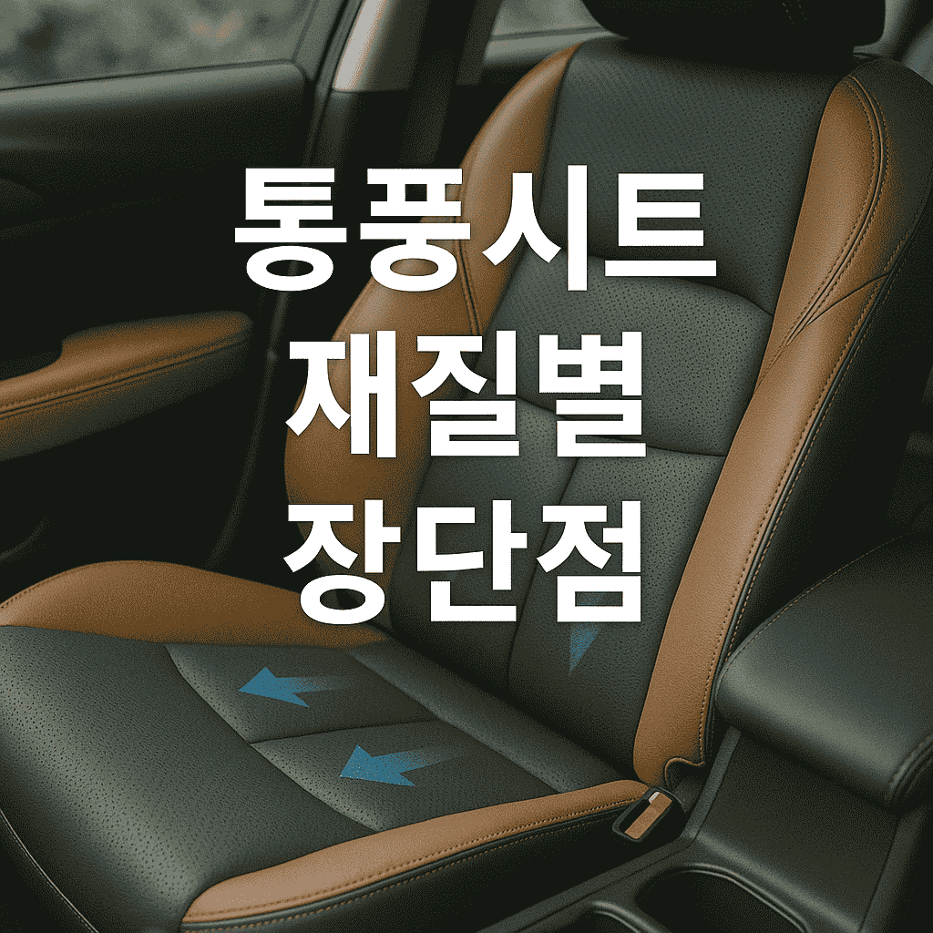 통풍시트 재질별 장단점 총정리